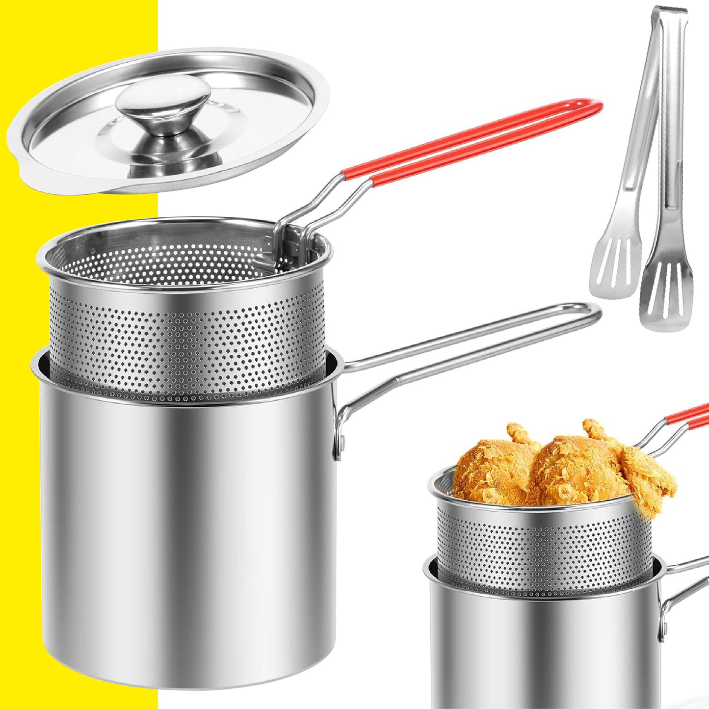 GoldenFry™ – Olla Freidora Premium para Papas Crujientes en Casa