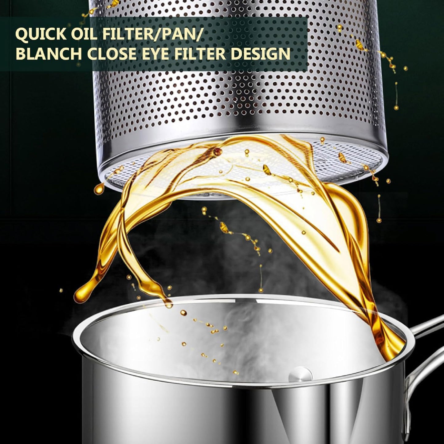 GoldenFry™ – Olla Freidora Premium para Papas Crujientes en Casa