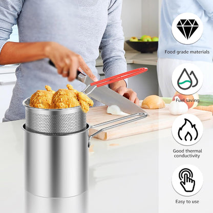 GoldenFry™ – Olla Freidora Premium para Papas Crujientes en Casa