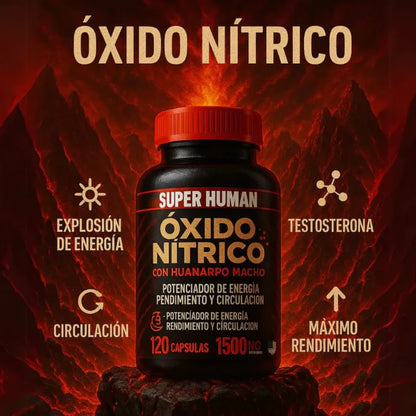 Óxido Nítrico Promax™💪 Rendimiento, energía y salud masculina🔥 (60 cápsulas)