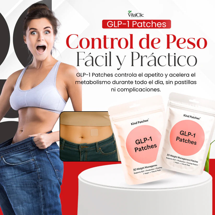 PARCHES GLP-1(2x1) quema grasa mientras descansas