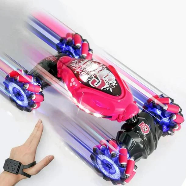 OrbiCar Max™: luces, música y giros 360° al mover tu mano 🎵💡