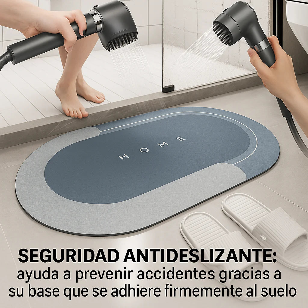 DryStep™ Ducha potente y tapete antideslizante: bienestar total en tu baño