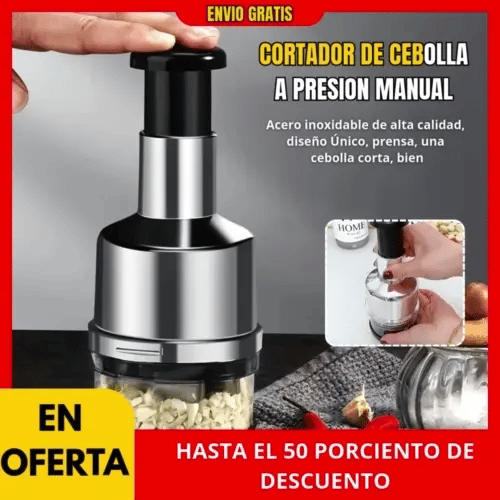 Dicerly™ Triturador Manual a presion Premium — Pica, presiona y listo