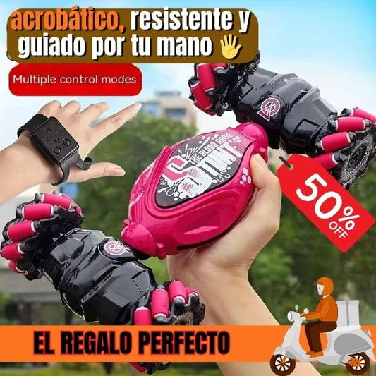 OrbiCar Max™: luces, música y giros 360° al mover tu mano 🎵💡