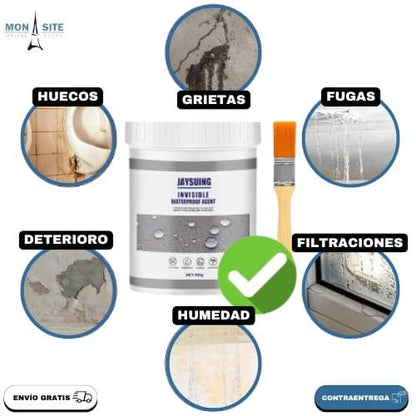 PEGAMENTO SELLADOR IMPERMEABLE TRANSPARENTE 500g+ UN REGALO 🎁