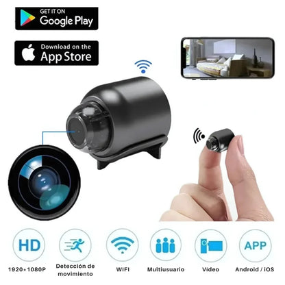 SpyVision™ – Mini Cámara Espía Full HD con Visión Nocturna y Detección de Movimiento