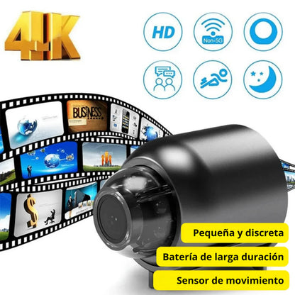 SpyVision™ – Mini Cámara Espía Full HD con Visión Nocturna y Detección de Movimiento