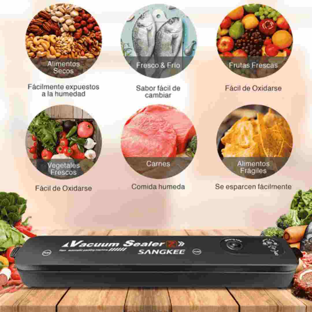 Selladora al Vacío VacuPreserve™ Mantén tus alimentos frescos🥩🥗(incluye bolsas)