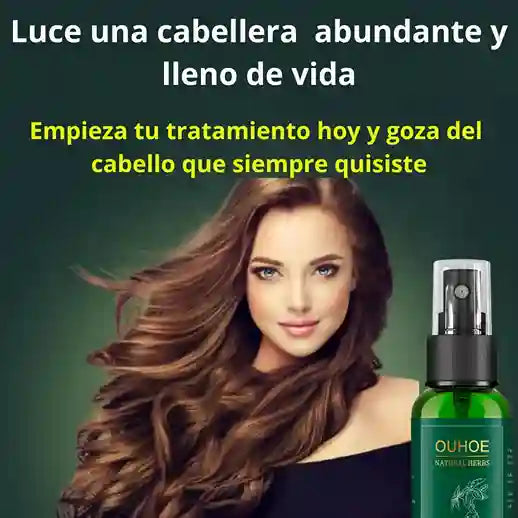 Spray Crecimiento Capilar Ouhoe 🎁PROMOCION 2 X 1 lleva uno gratis
