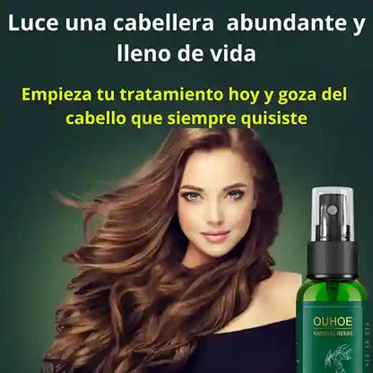 Spray Crecimiento Capilar Ouhoe 🎁PROMOCION 2 X 1 lleva uno gratis