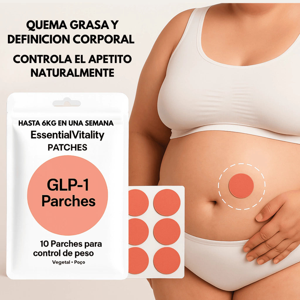 PARCHES GLP-1(2x1) quema grasa mientras descansas