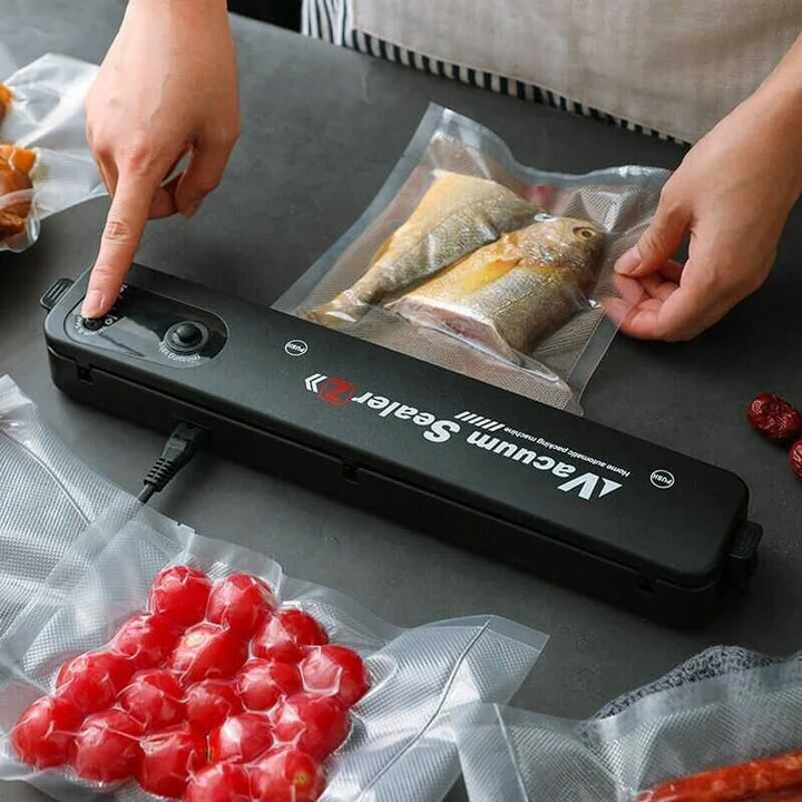 Selladora al Vacío VacuPreserve™ Mantén tus alimentos frescos🥩🥗(incluye bolsas)