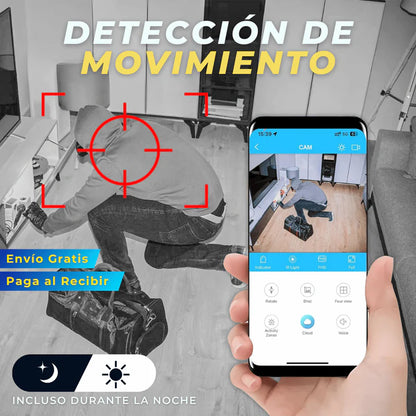 SpyVision™ – Mini Cámara Espía Full HD con Visión Nocturna y Detección de Movimiento